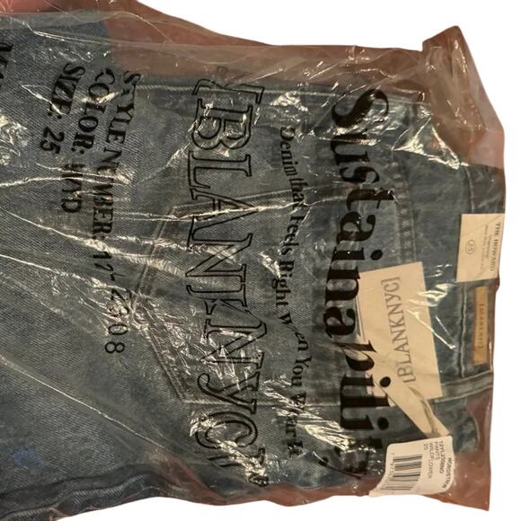 Blank NYC Howard Jeans in Wildflower, Size 25, New with Tag MSRP $98 - Picture 6 of 6